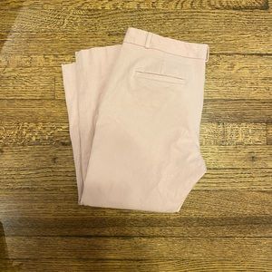 Pink Banana Republic Sloan crop pant